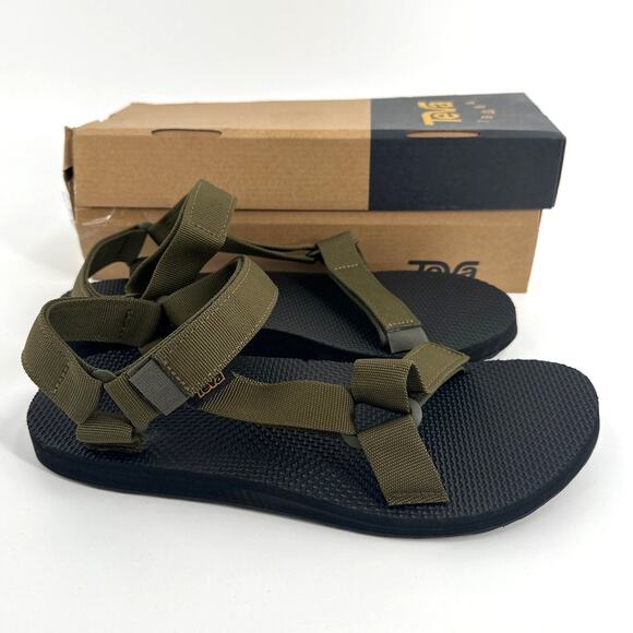 Teva Men's Dark Olive Original Universal Sandals Size 11 - Picture 5 of 9